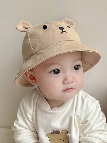 1p Bear Des Sun Mesh Breathable Hat