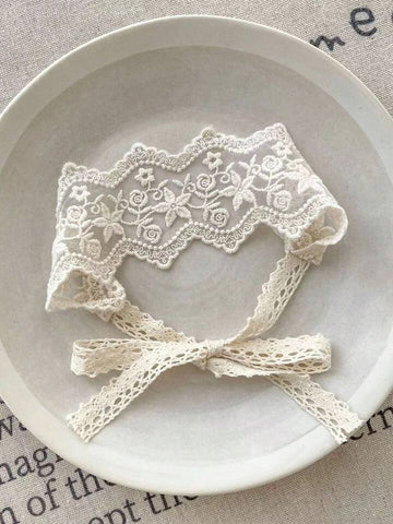 headband floral lace