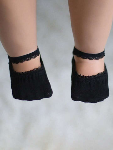 Light Weight Lace Boat Socks For Kids