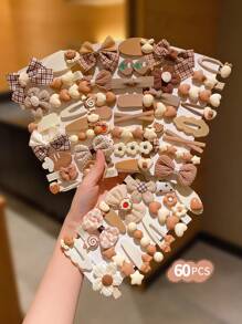 15pcs/Set Cute Colorful Hair Clips For Girls