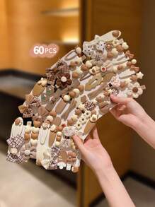 15pcs/Set Cute Colorful Hair Clips For Girls