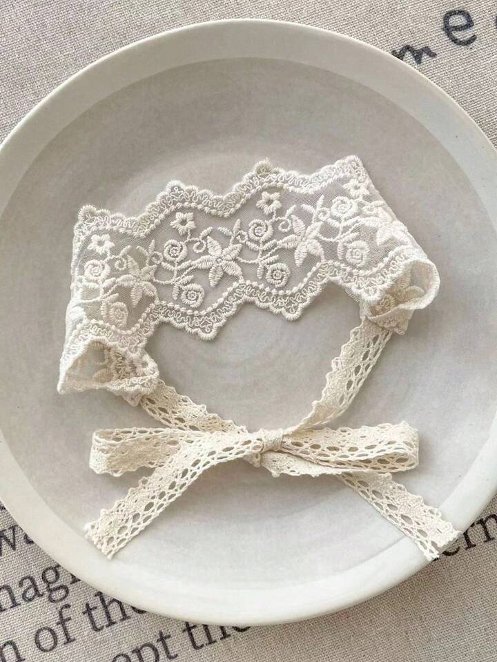 headband floral lace