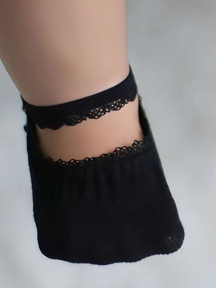 Light Weight Lace Boat Socks For Kids